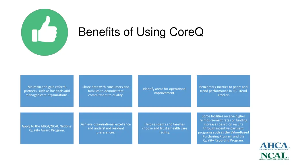 benefits of using coreq