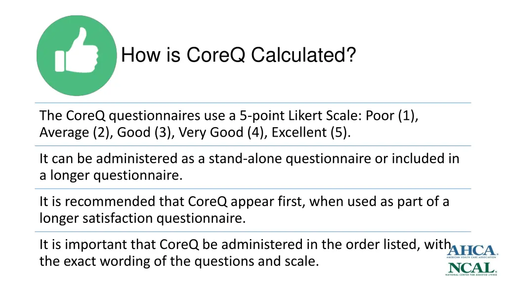 how is coreq calculated