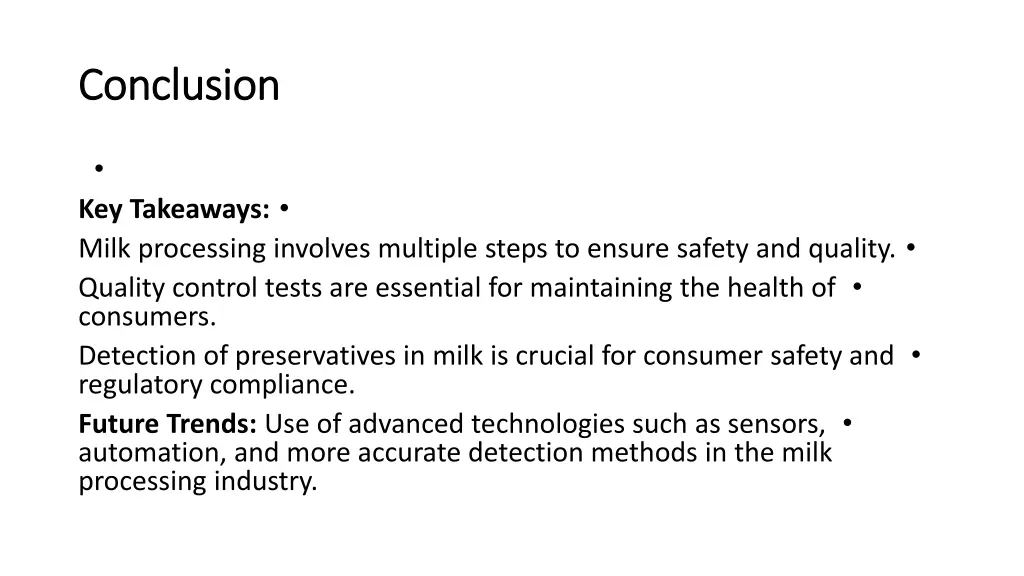 conclusion conclusion