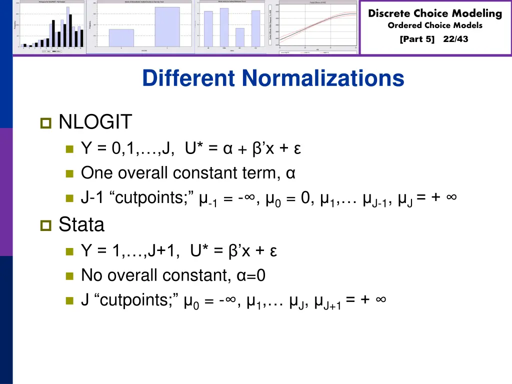 discrete choice modeling ordered choice models 21