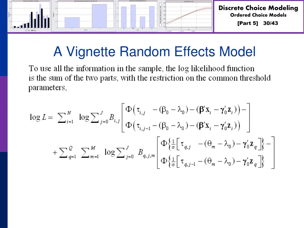 discrete choice modeling ordered choice models 29