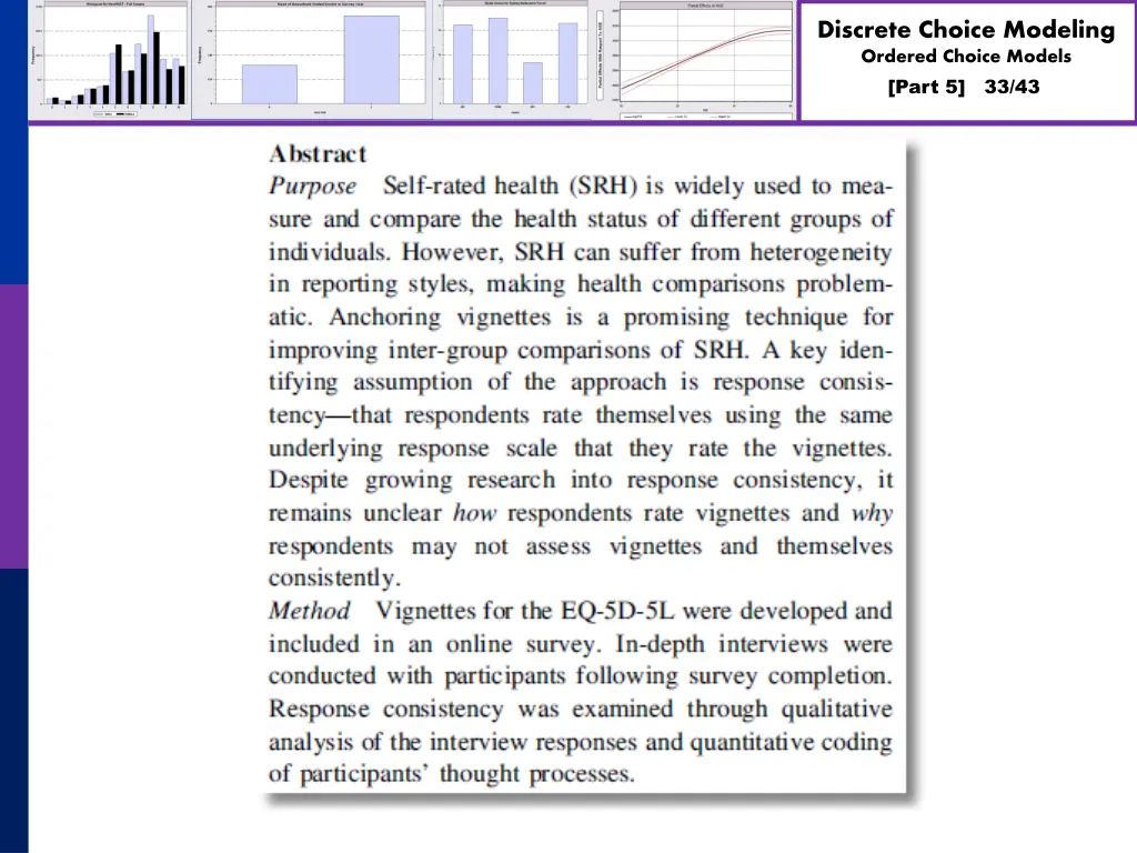 discrete choice modeling ordered choice models 32
