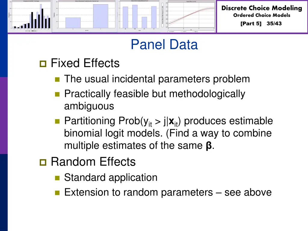 discrete choice modeling ordered choice models 34