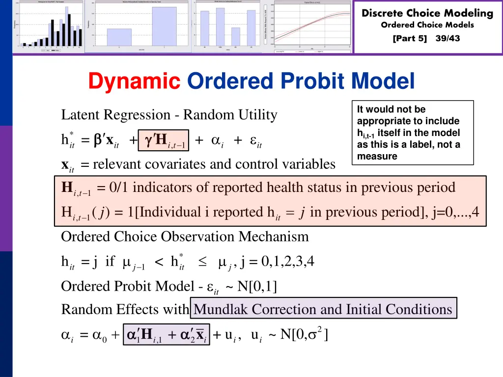 discrete choice modeling ordered choice models 38