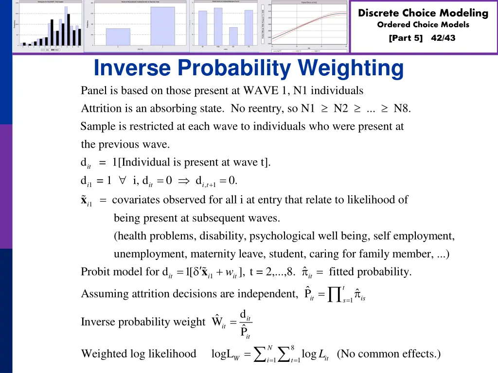 discrete choice modeling ordered choice models 41