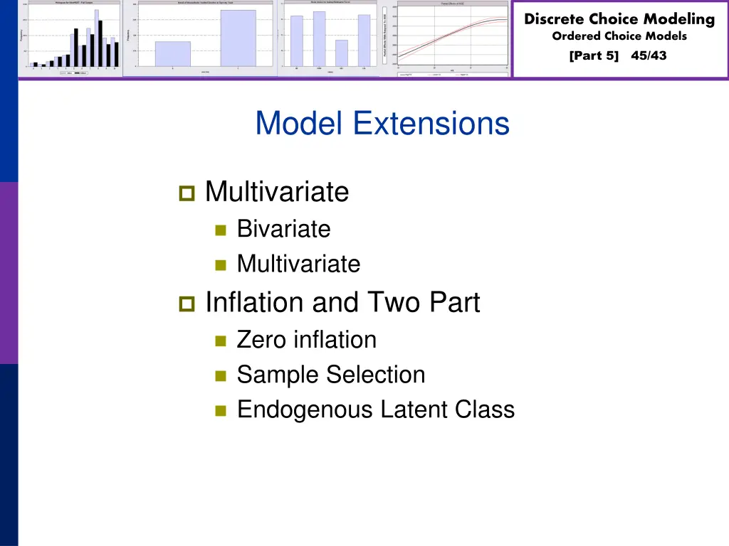 discrete choice modeling ordered choice models 44