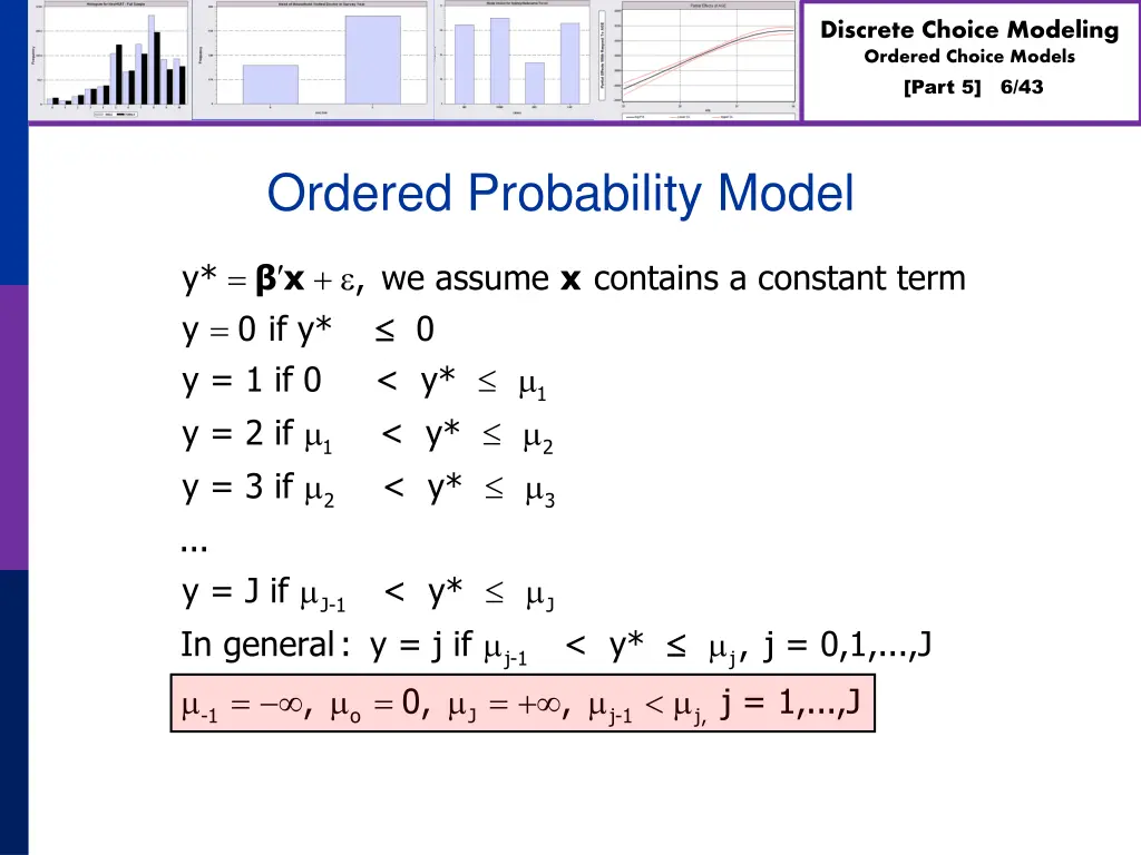 discrete choice modeling ordered choice models 5