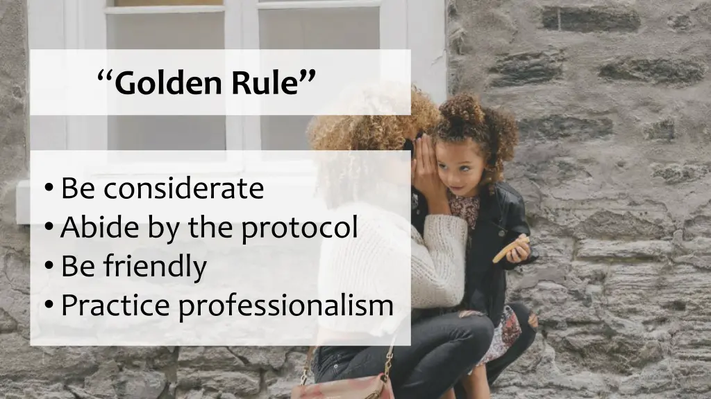 golden rule