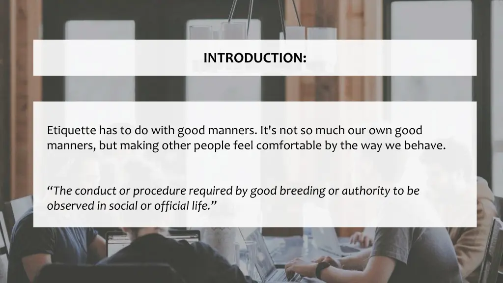introduction