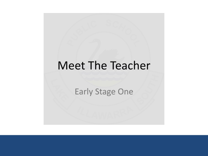 meet the teacher