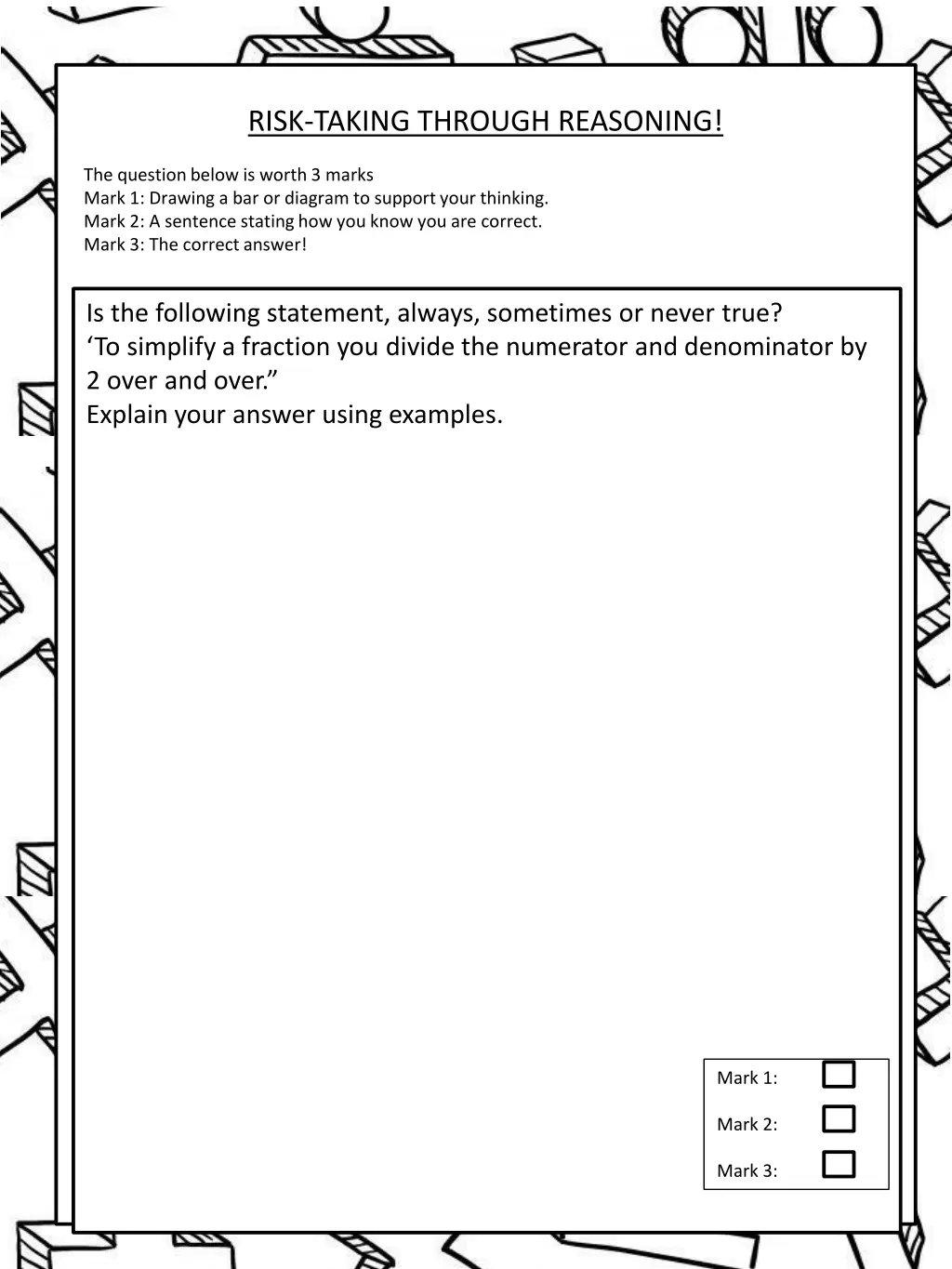 risk taking through reasoning 3
