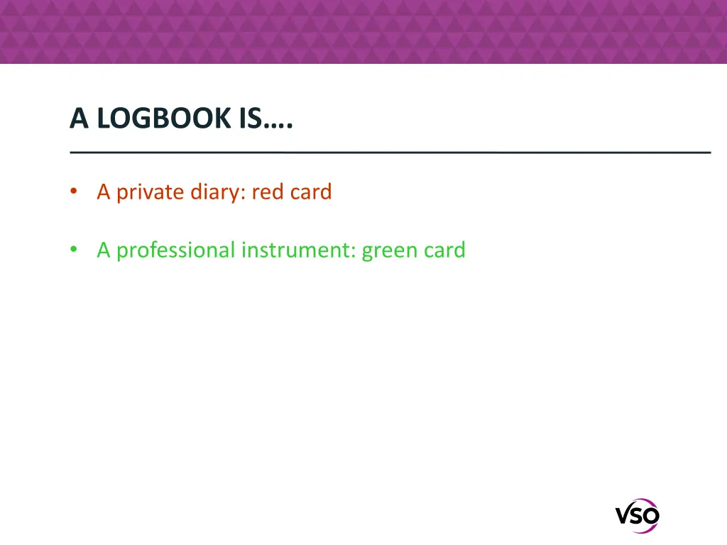a logbook is