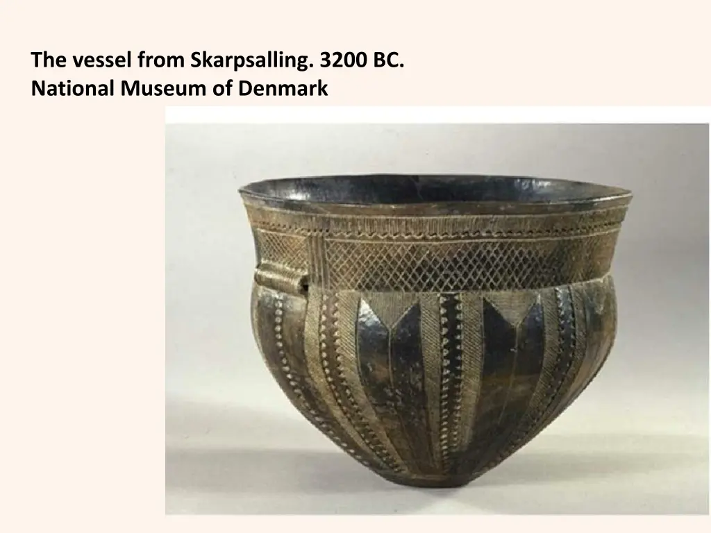 the vessel from skarpsalling 3200 bc national
