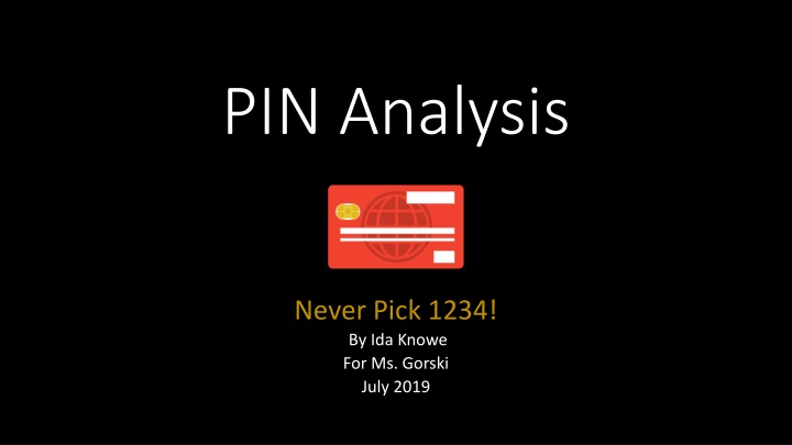 pin analysis