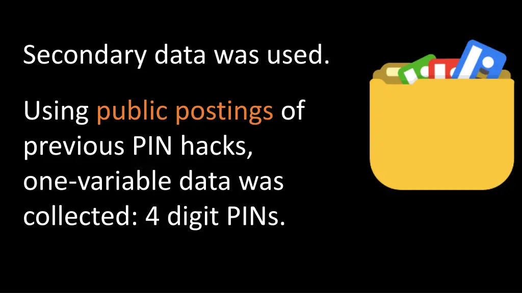secondary data was used
