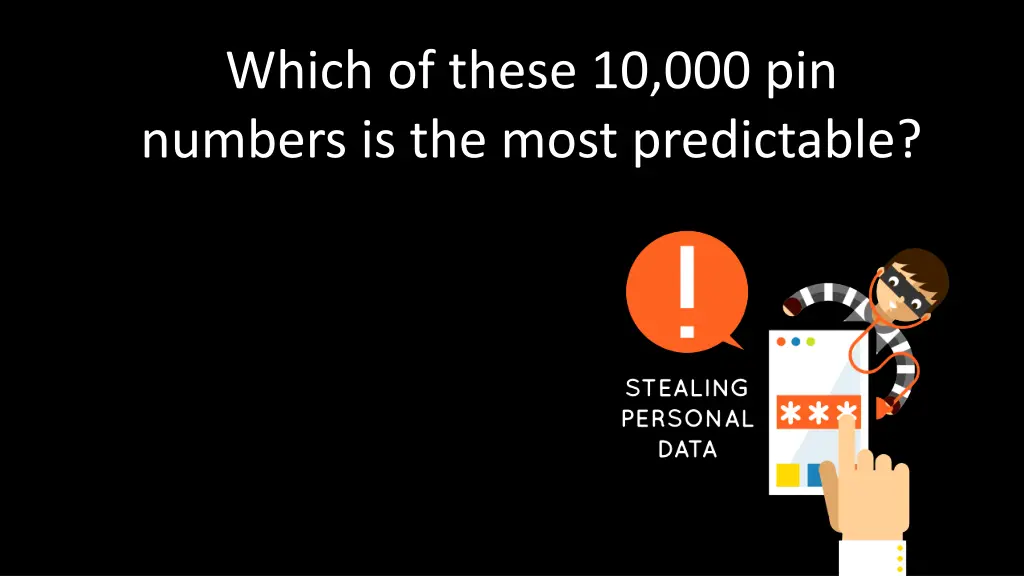 which of these 10 000 pin numbers is the most