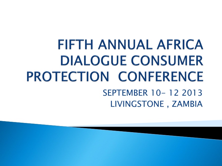 september 10 12 2013 livingstone zambia