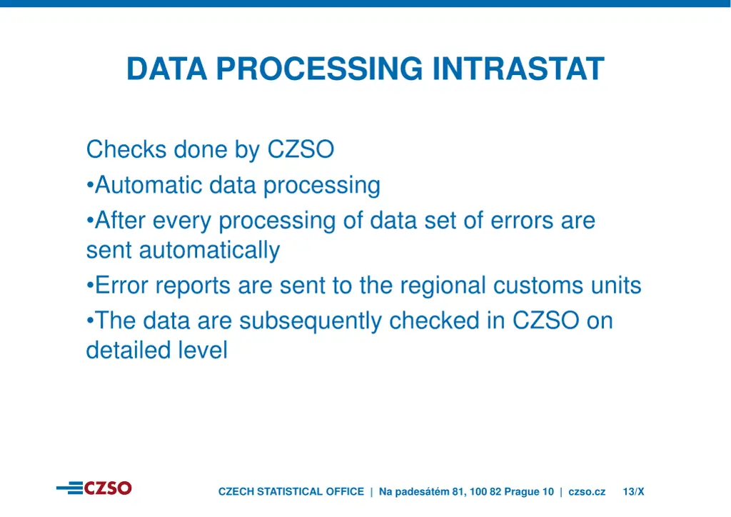 data processing intrastat 1