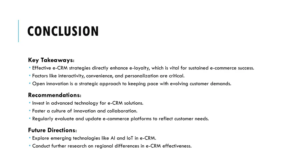 conclusion