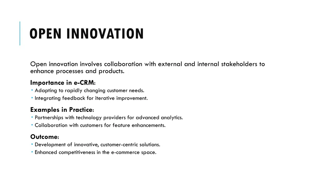 open innovation