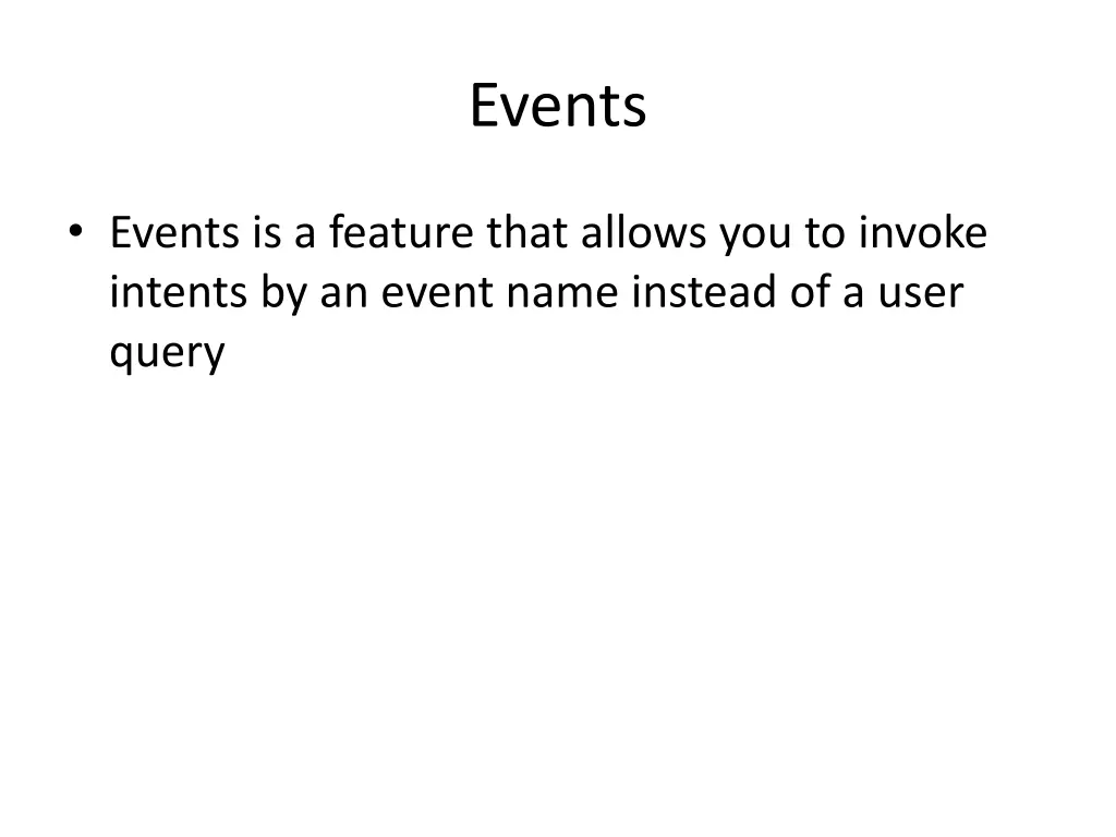 events