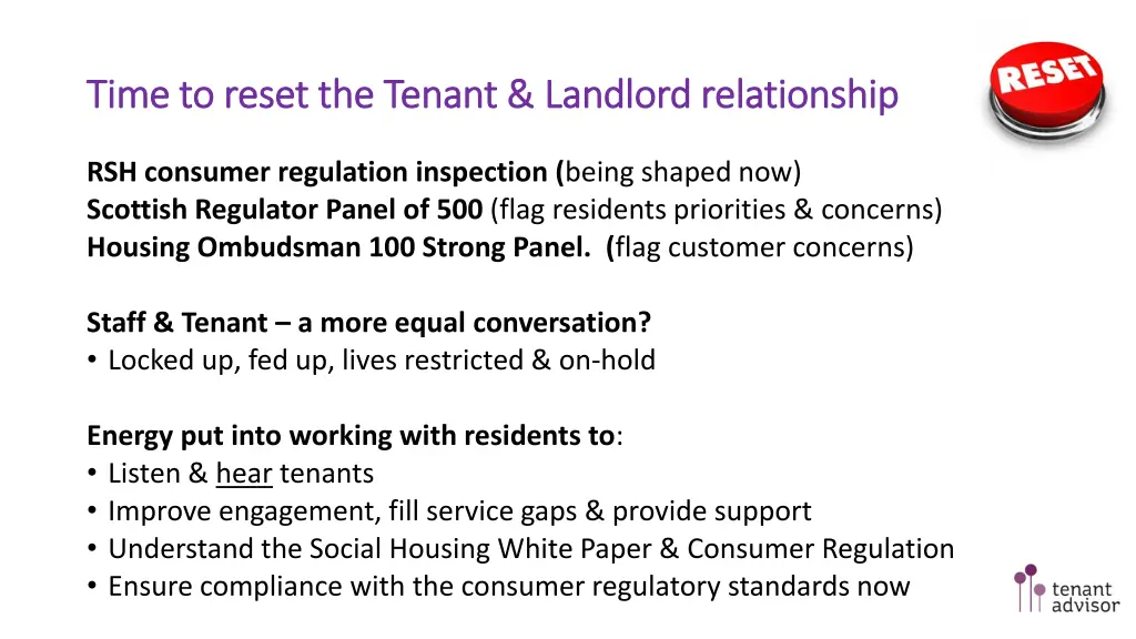 time to reset the tenant landlord relationship