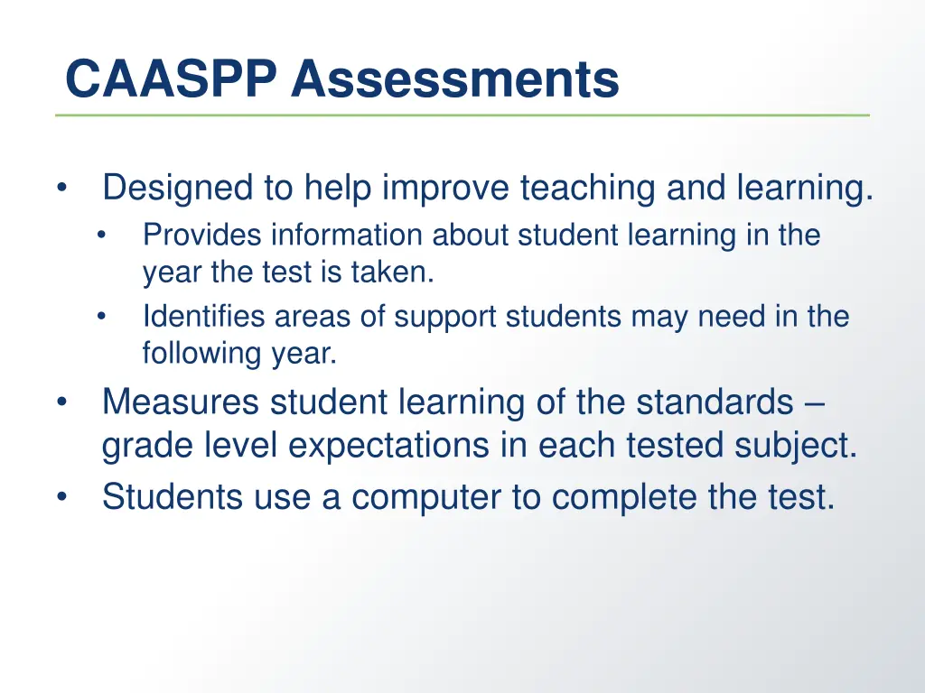 caaspp assessments