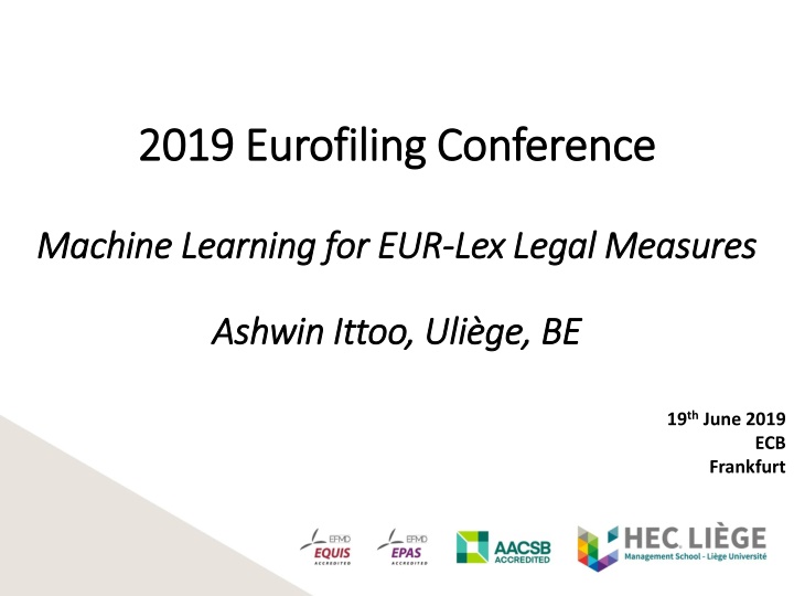 2019 2019 eurofiling eurofiling conference