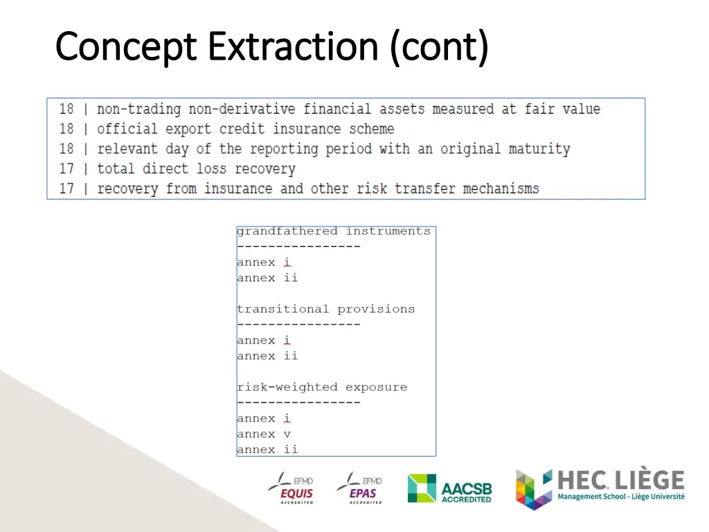 concept extraction concept extraction cont 5