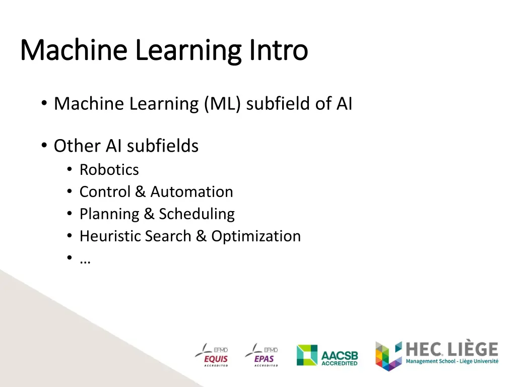 machine learning intro machine learning intro