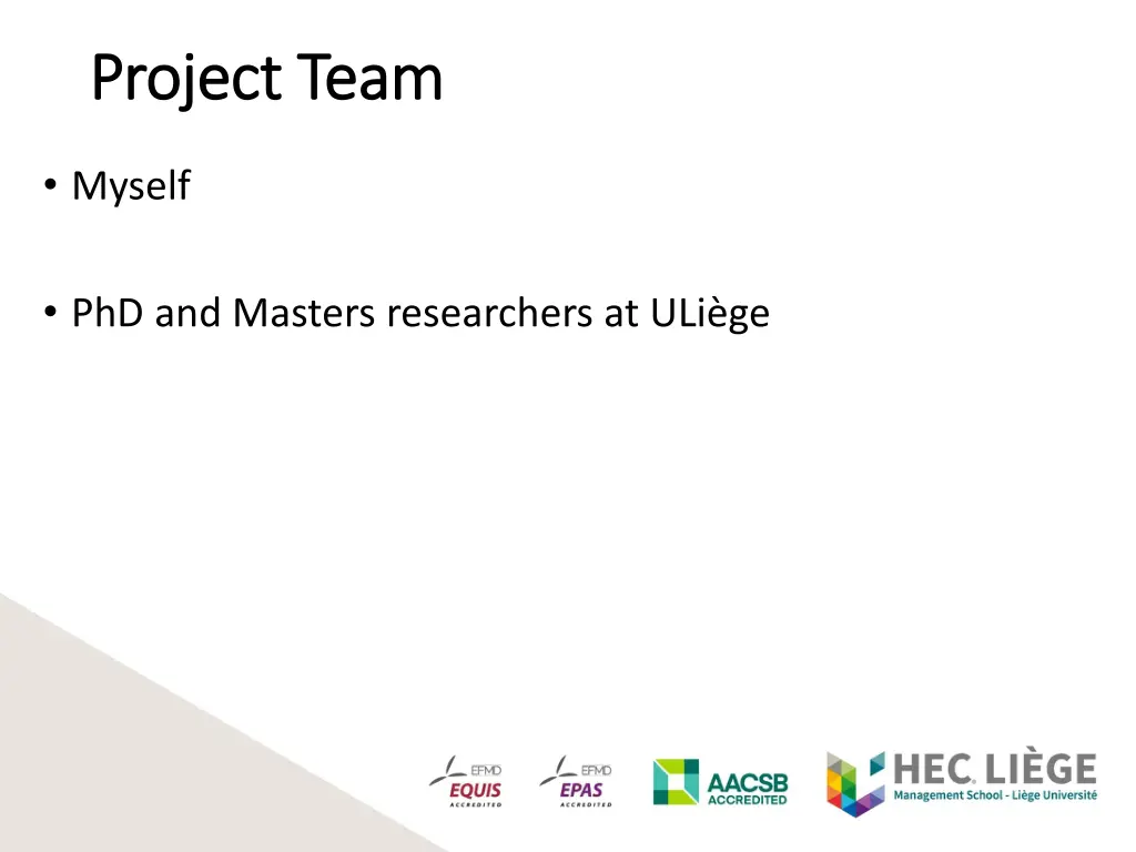 project team project team