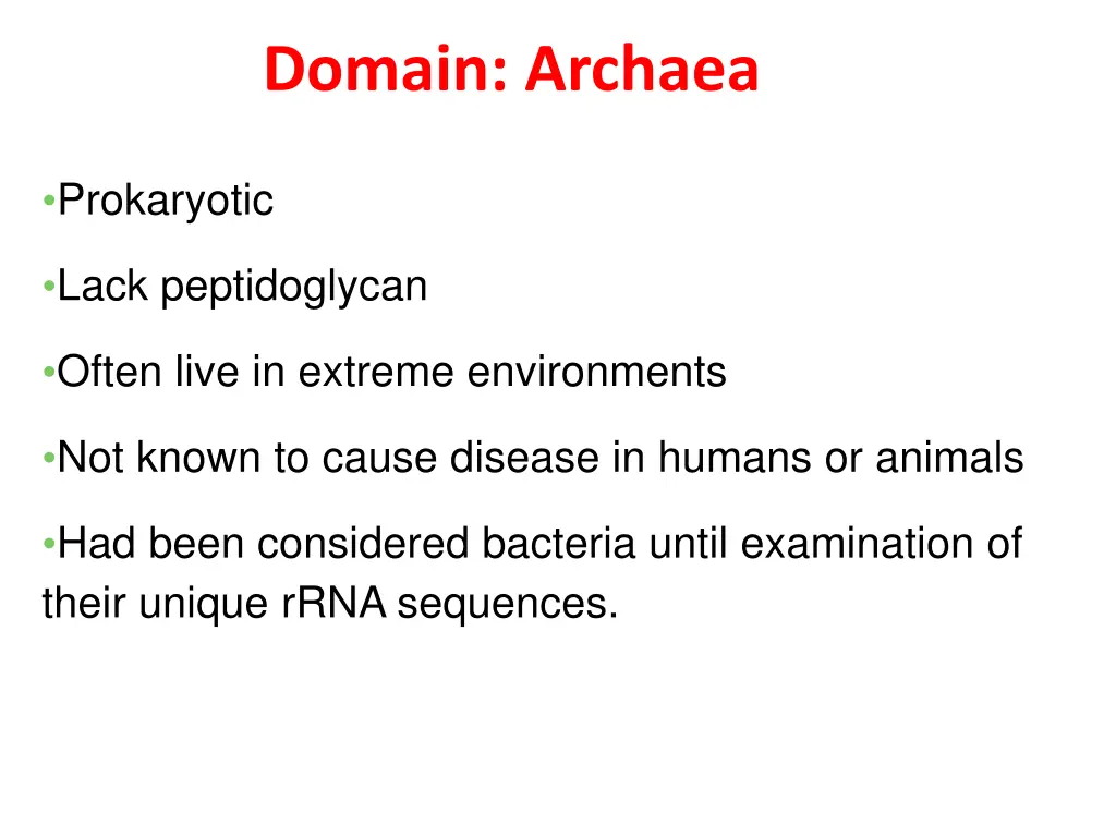 domain archaea