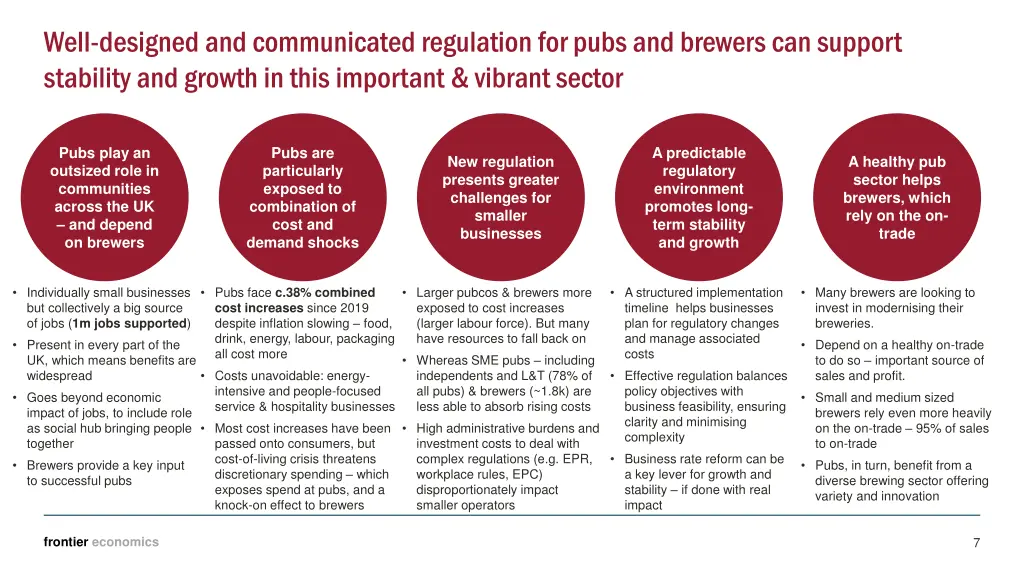 well designed and communicated regulation