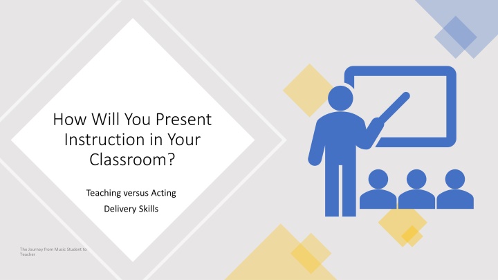 how will you present instruction in your classroom