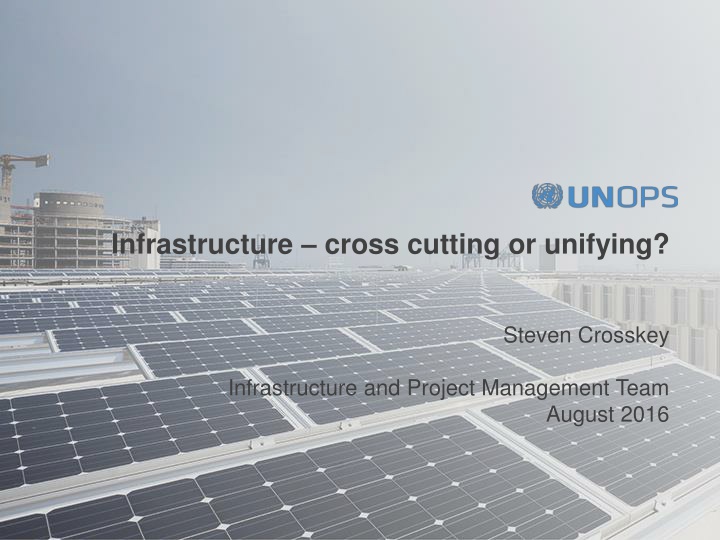 infrastructure cross cutting or unifying