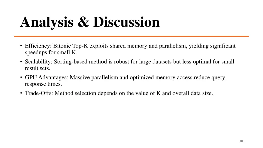 analysis discussion