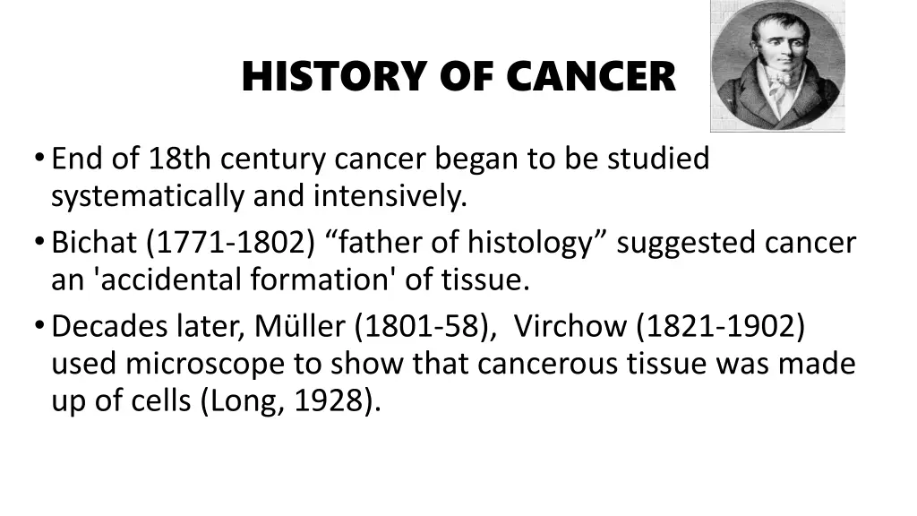 history of cancer 1