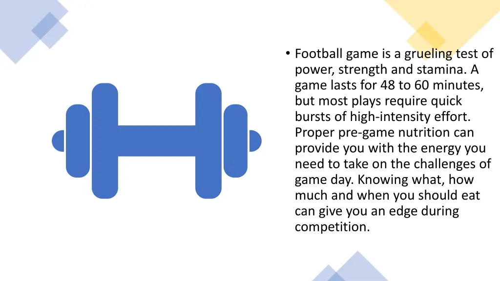 football game is a grueling test of power