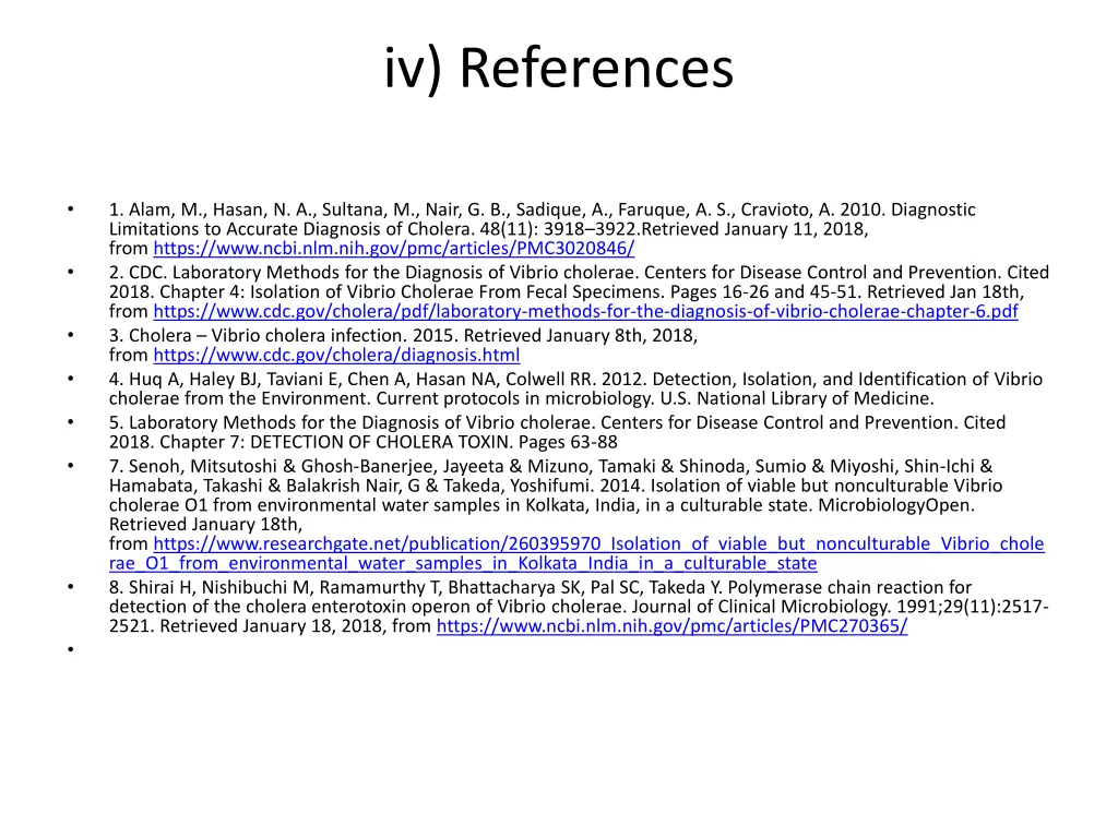 iv references