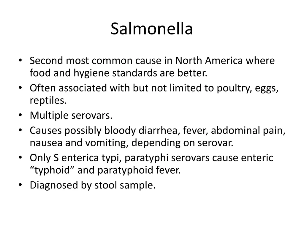 salmonella