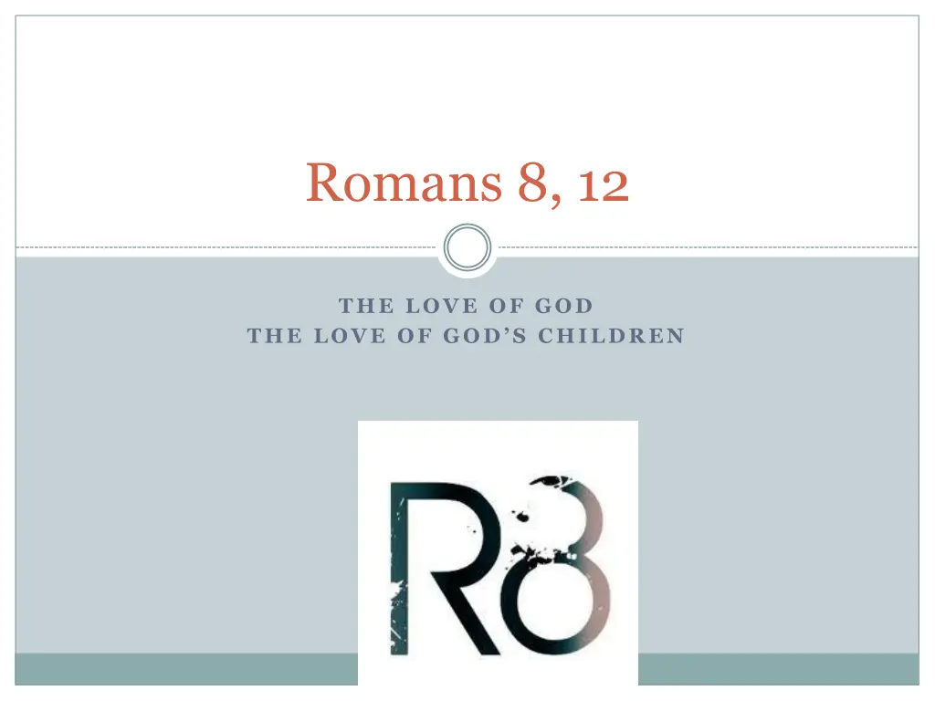 romans 8 12 2
