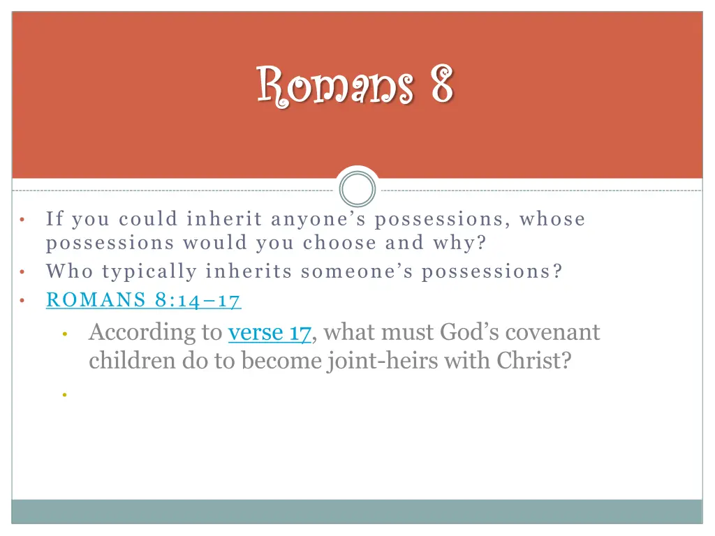 romans 8 romans 8