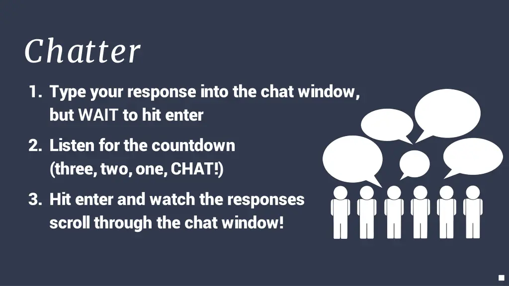 chatter