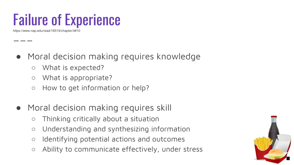 failure of experience https www nap edu read