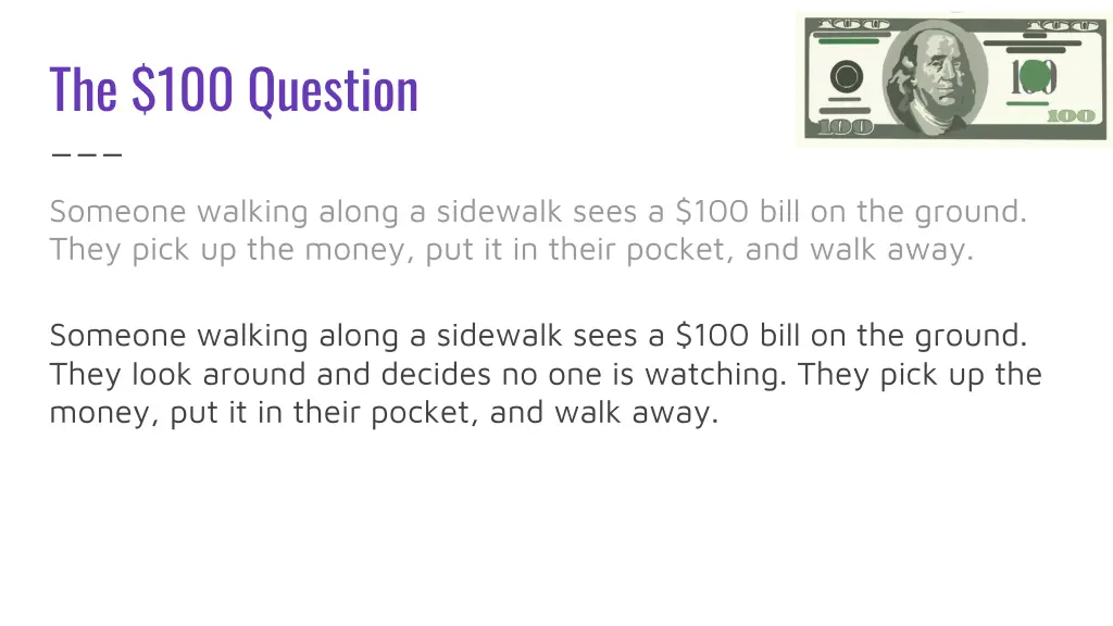 the 100 question 1