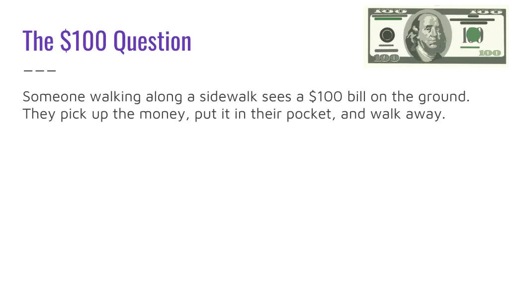 the 100 question