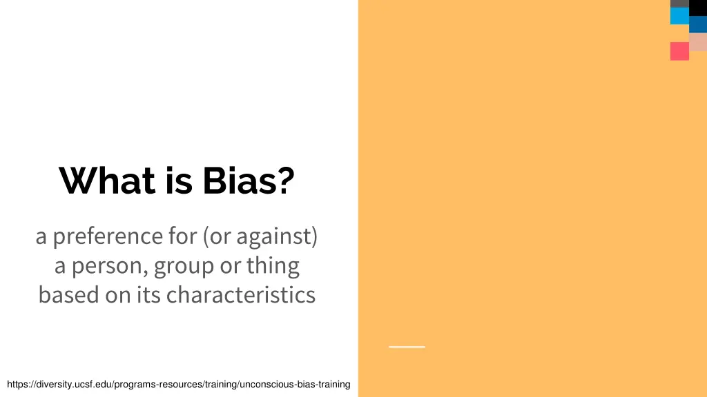 what is bias