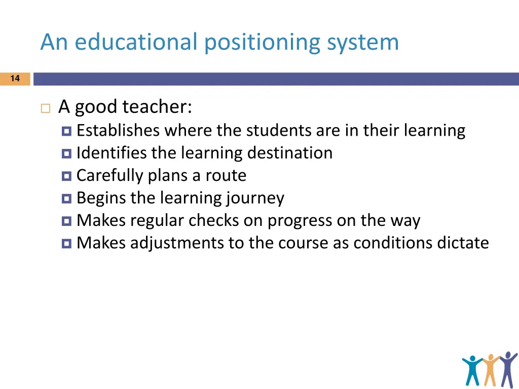 an educational positioning system