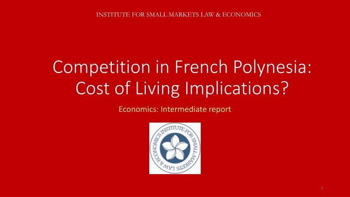 institute for small markets law economics