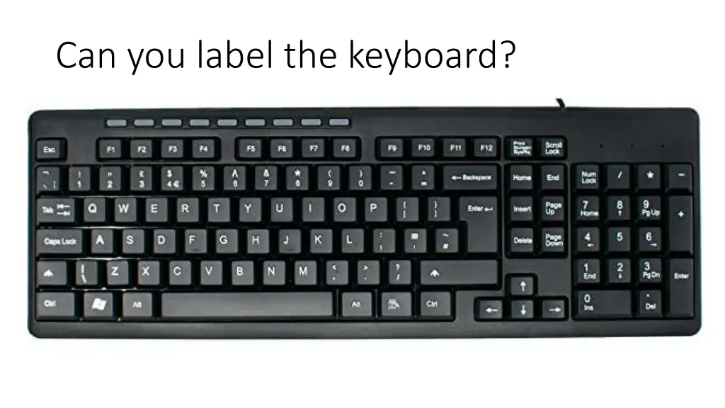 can you label the keyboard